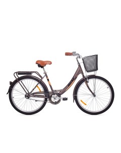Велосипед городской Jazz 1 0 26 2021 18 коричневый Аист