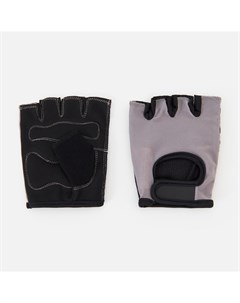 Перчатки для фитнеса черные серебристые размер M WLG 10063 Nobrand