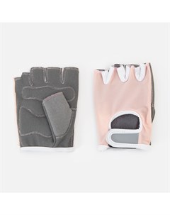 Перчатки для фитнеса серые светло розовые размер M WLG 10063 Nobrand