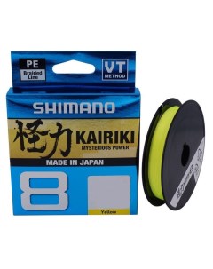 Леска Kairiki 8 150м желтый Shimano