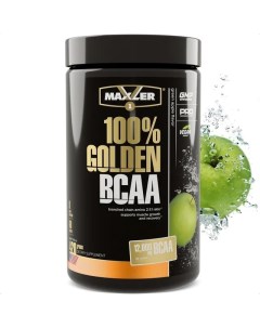 Аминокислоты 100 Golden BCAA 2 1 1 420 гр Зеленое яблоко Maxler