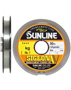 Леска Siglon V NEW 30m 0 205mm 4kg 8lb Sunline