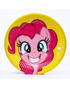 Тарелка бумажная С Днем Рождения My Little Pony 10 шт Hasbro