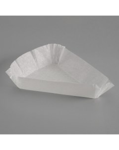 Форма для выпечки белая форма треугольник 10 2 х 10 2 х 7 5 х 2 5 см 1000 шт Nobrand