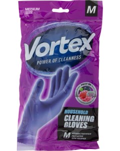Перчатки хозяйственные для уборки с провитамином B5 и ароматом лесных ягод Vortex