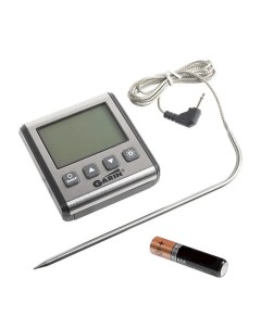 Кулинарный термометр таймер с щупом FT 02 для мяса кухонный пищевой для духовки гри Garin
