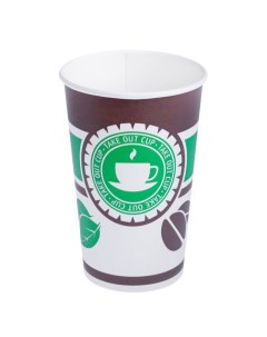 Стакан Чай кофе для горячих напитков 400 мл диаметр 90 мм 50 шт Nobrand