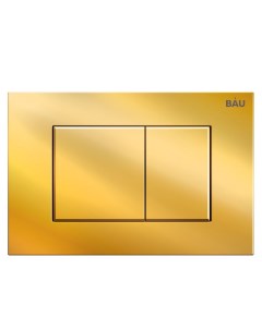 Кнопка смыва BAU Stil Q00013 для инсталляции цвет золото Bauedge
