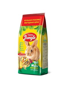 Сухой корм для кроликов J110 900 г Happy jungle