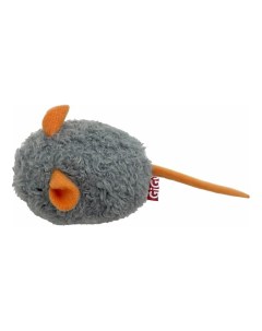 Игрушка для кошек Мышка со звуковым чипом с оранжевыми ушами Gigwi