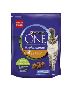 Сухой корм для кошек Природа здоровья с индейкой 680 г Purina one