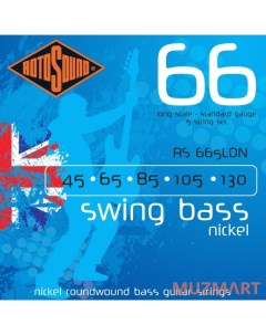 RS665LDN BASS STRINGS NICKEL Струны для 5 струнной бас гитары Rotosound