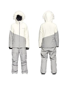 Комбинезон горнолыжный женский Parka Grey Egret 2024 Oneskee