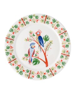 Тарелка десертная Birds of Paradise Parrot Liberty jones
