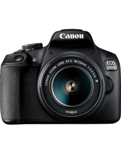 Фотоаппарат зеркальный EOS 2000D Kit 18 55 III DC Canon