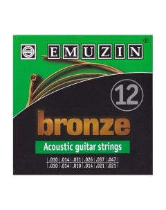 Струны для 12 струнной акустической гитары 12А183 Emuzin