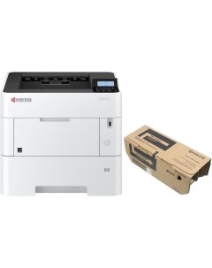Принтер лазерный P3150dn A4 Duplex Net белый в комплекте картридж Kyocera