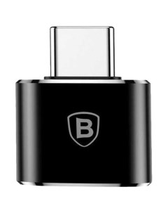 Адаптер USB Female Type C Male Adapter Converter Black CATOTG 01 Baseus