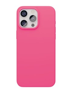 Чехол защитный Aster Case с MagSafe для iPhone 15 Pro неоновый розовый Vlp