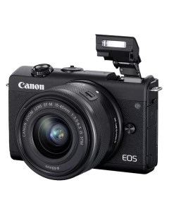 Фотоаппарат системный Canon EOS M200 kit EF M 15 45mm f 3 5 6 3 IS STM черный EOS M200 kit EF M 15 4