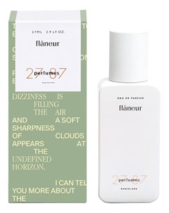 Flaneur парфюмерная вода 27мл 27 87 perfumes