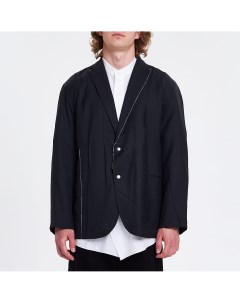 Чёрный пиджак на кнопках Jnby