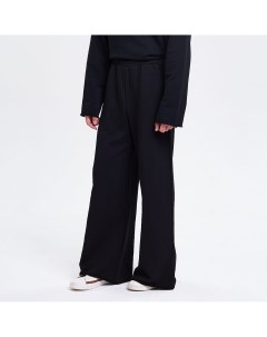 Чёрные широкие брюки из хлопка Rnb