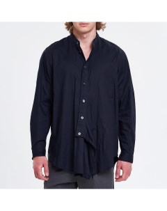 Чёрная асимметричная рубашка Jnby