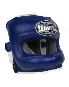 Шлем боксерский LS BL WH с бамперной защитой Leaders