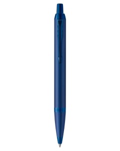 Ручка шариковая автомат IM Monochrome Blue синий лак латунь подарочная упаковка 2172966 Parker
