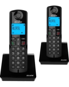 Радиотелефон S230 Duo DECT АОН черный ATL1422788 Alcatel