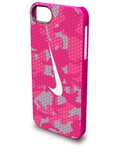 Чехол Camo Hard Phone Case 5 для iPhone PINK FORCE DYNAMIC PINK WOLF GREY WHITE Nike