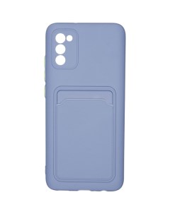 Чехол CAR SC SMGLA02SCBL для Samsung Galaxy A02S Card Blue Carmega