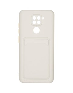 Чехол для Xiaomi Redmi Note 9 Card white CAR SC XMNT9CSWH Carmega