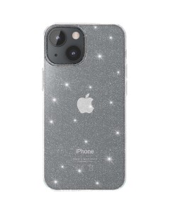 Чехол Chic iPhone 13 mini прозрачный серебр блест 87922 Deppa