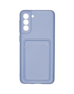 Чехол для Samsung Galaxy S21 Plus Card Blue Carmega