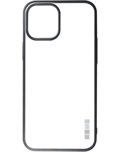 Чехол DECOR NEW MAT EL для iPhone 12 Pro Max чёрный Interstep