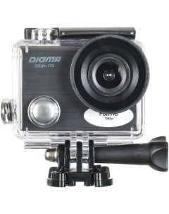Видеокамера экшн DiCam 170 Black Digma