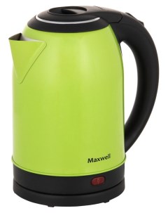 Чайник электрический MW 1099G 1 7 л зеленый черный Maxwell
