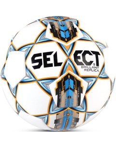 Футбольный мяч Brillant Replica 2017 5 white blue Select