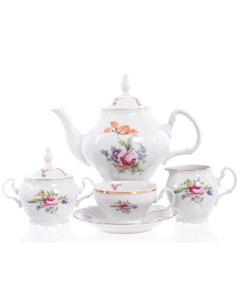 Сервиз чайный Полевой цветок На 6 персон 15 предметов Bernadotte