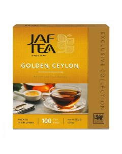 Чай Golden Ceylon черный 100 пакетиков Jaf tea