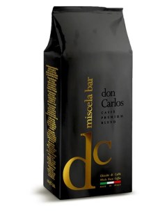 Кофе в зернах Don Carlos 1 кг Carraro