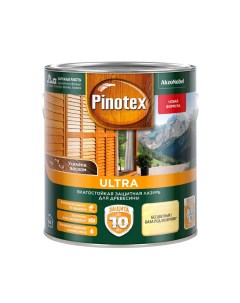 Защитная лазурь Ultra влагостойкая для древесины бесцветная 2 7 л Pinotex