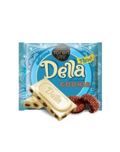 Шоколад белый Della с печеньем 52 г Toren