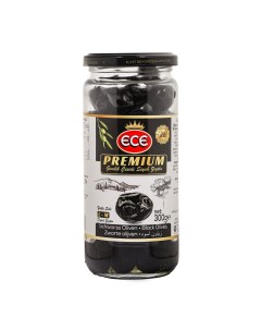 Оливки черные Premium в масле с косточкой 300 г Ece