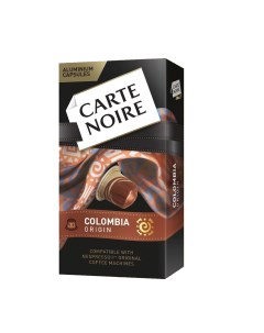 Кофе в капсулах Carte Noire Colombia Origin 5 2 г x 10 шт Jacobs