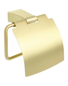 Держатель туалетной бумаги Trend Gold с крышкой матовое золото FX 99010 Fixsen