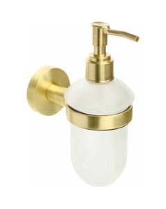 Дозатор для жидкого мыла Comfort Gold золото сатин стекло матовое FX 87012 Fixsen