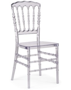 Пластиковый стул Chiavari 1 clear white 15588 Woodville